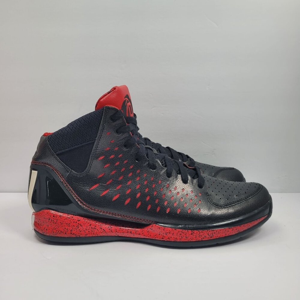 Adidas D Rose 3 2012 Men's Black Red Sneaker G48788 US Size 12 - Picture 1 of 8